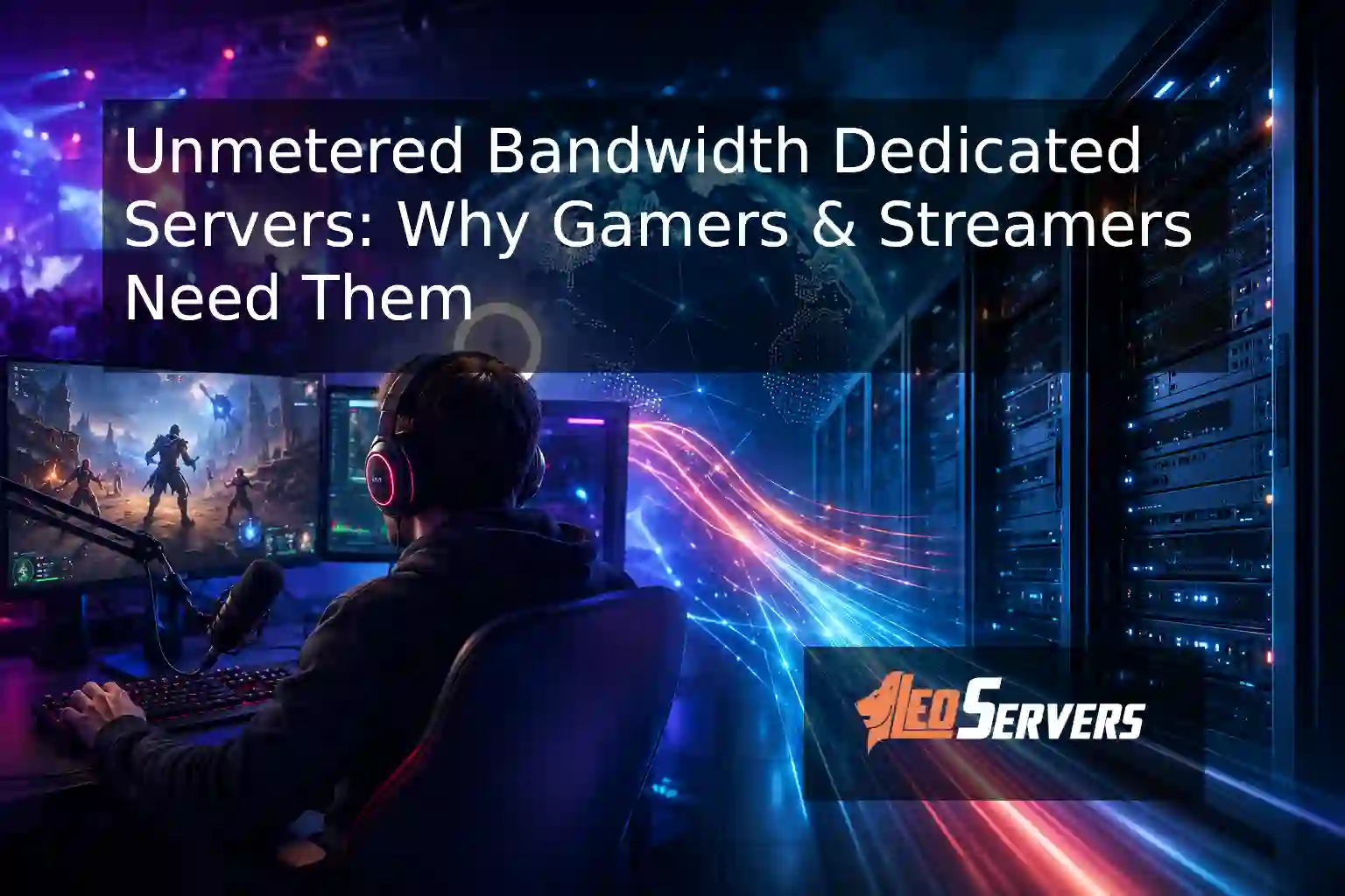Unmetered Bandwidth Dedicated Servers: Why Gamers & Streamers Need Them