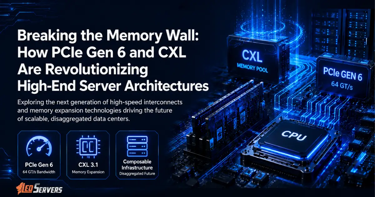 PCIe Gen 6 & CXL 3.1: Revolutionizing Server Architectures